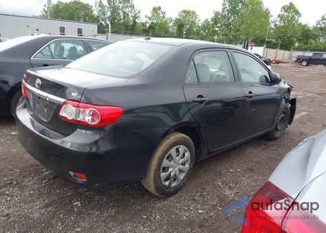 2011 Toyota Corolla Le z USA, uszkodzony, nr VIN JTDBU4EE8BJ090455